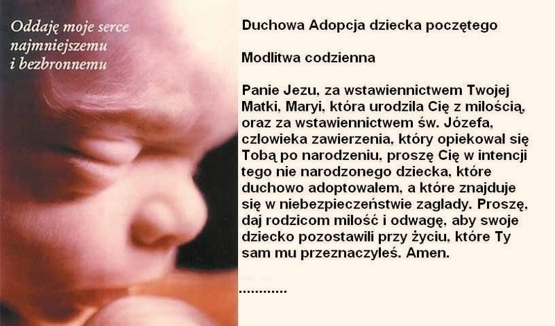 Duchowa adopcja dziecka poczętego – jak wytrwać w modlitwie przez 9 miesięcy