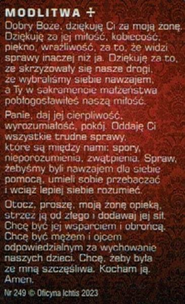 Intencje modlitewne za małżeństwo