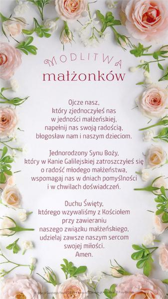 Modlitwa za męża
